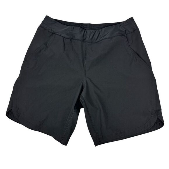 Lands' End Women's Black 9" Quick Dry Board Shorts size 12 Black - Picture 1 of 6